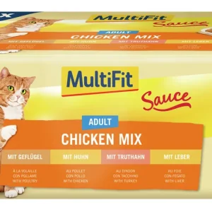 Saisonangebot MultiFit Adult Sauce Chicken Mix 48 x 100 g